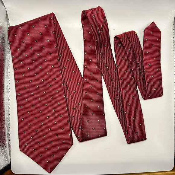 Vintage Brooks Brothers Makers Classic Silk Red Tie 60” 3.75” preppy modern - Picture 6 of 8